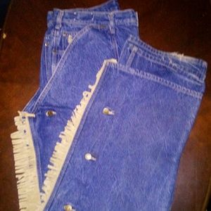 Vintage Kenny Rogers Jean chaps